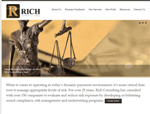 Tablet Screenshot of deanarich.com